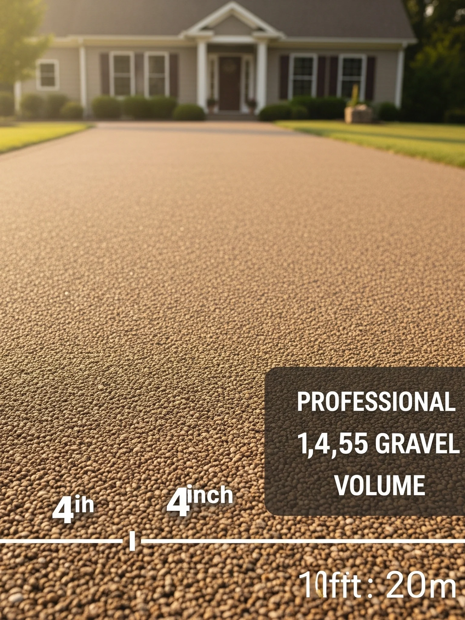 Pea Gravel Calculator 1 1. How much pea gravel do I need for a driveway edited