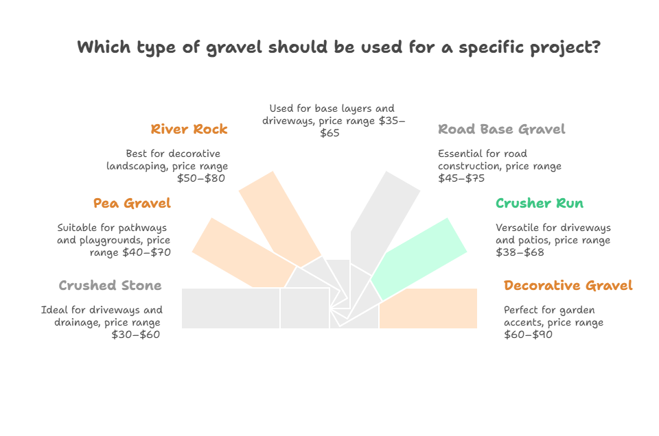 How Much Is a Ton of Gravel? 2025 Price Guide, Cost Factors, and Buying Tips 2 Gravel Cost Comparison Visual