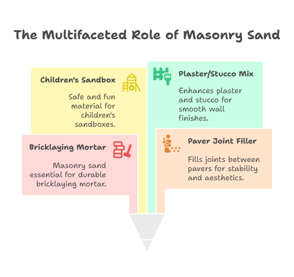 Masonry Sand: Premium Quality Sand for Strong Mortar and Durable Masonry Projects 2 Masonry Sand Applications Collage